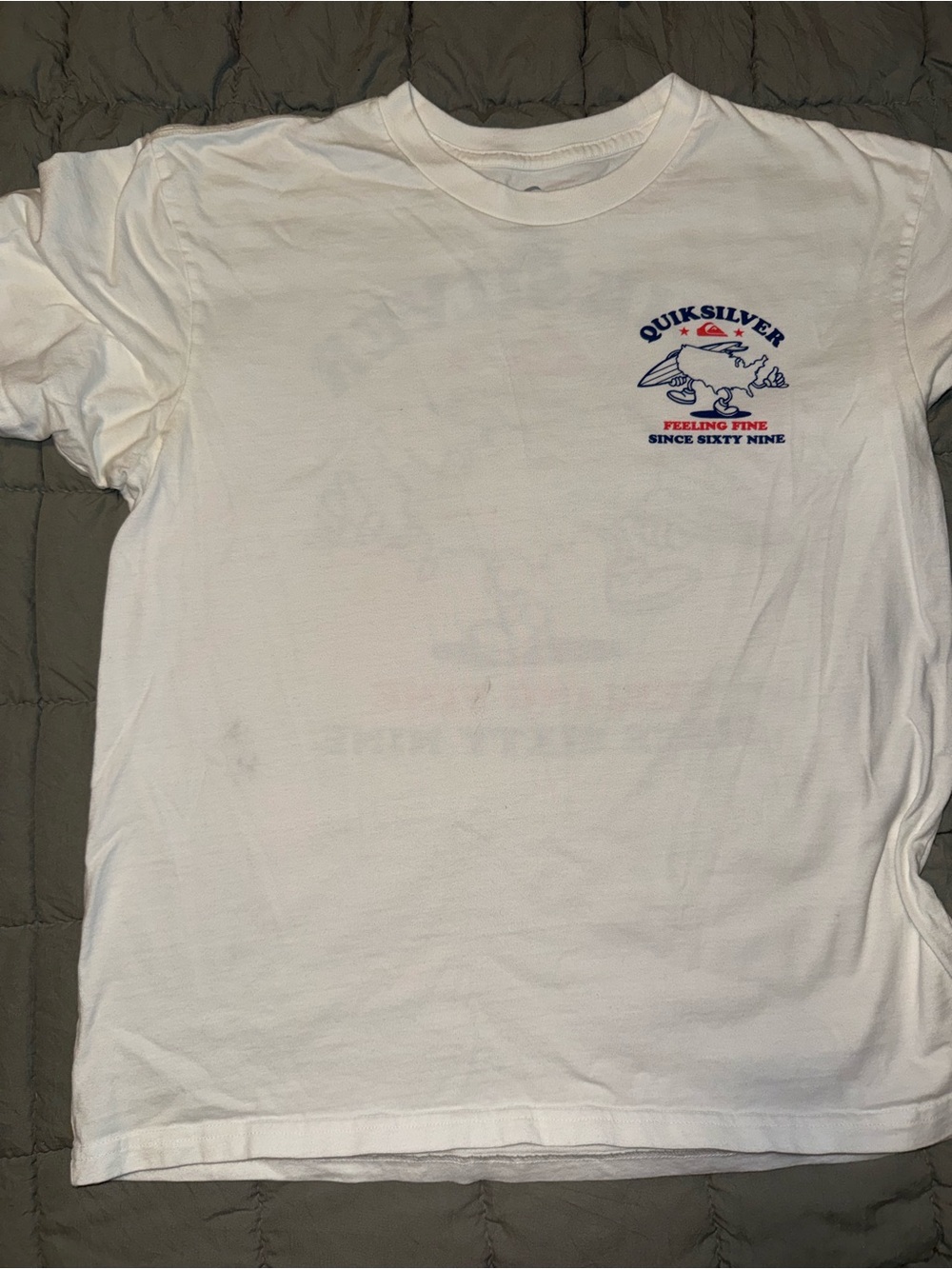 Men’s Medium Quiksilver Tee USA 69